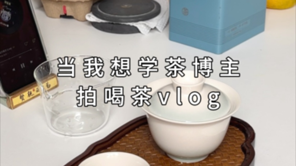 当我想学茶博主拍喝茶vlog4.0哔哩哔哩bilibili