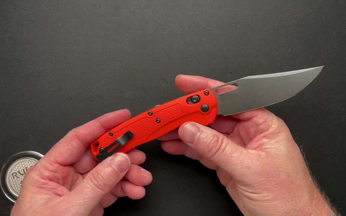 benchmade 美国蝴蝶15535 taggedout cpm-154钢折刀