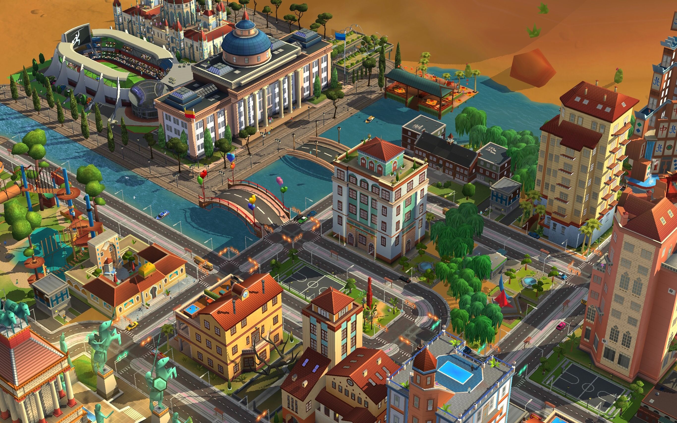 万国汇游戏视频模拟城市模拟城市有座天方夜谭simcity布局攻略