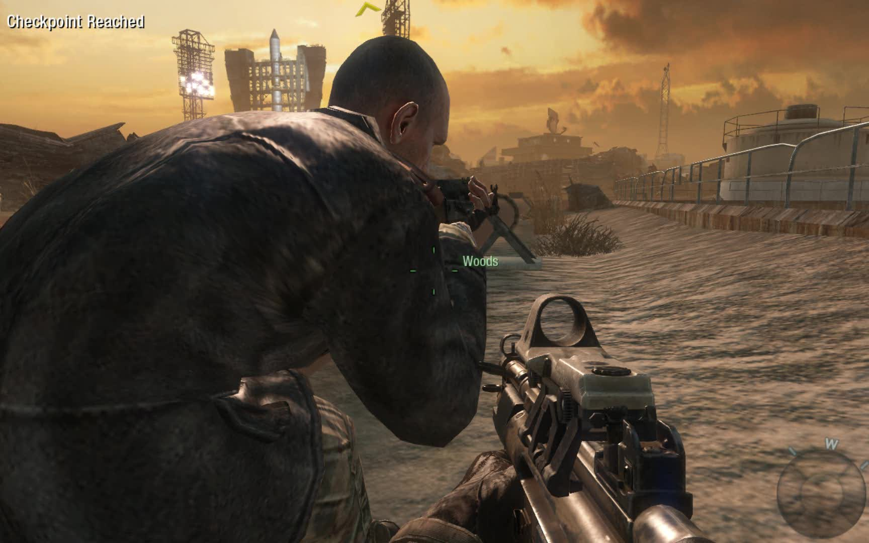 我可能玩了假的cod7摧毁美军导弹发射基地