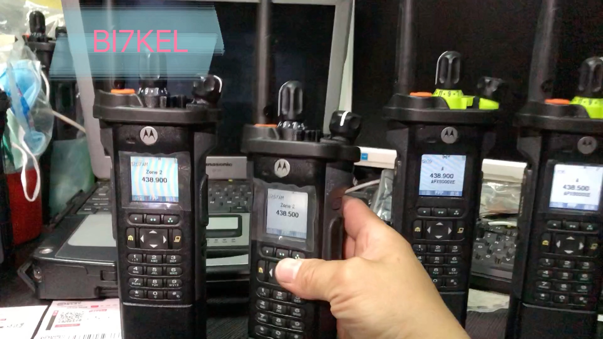 摩托罗拉 3月出的一批 apx8000xe 纪录