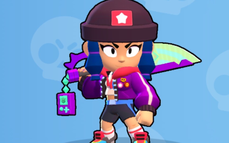 荒野乱斗鼠年限定皮肤之勇者比比,街头忍者塔拉精彩对局!