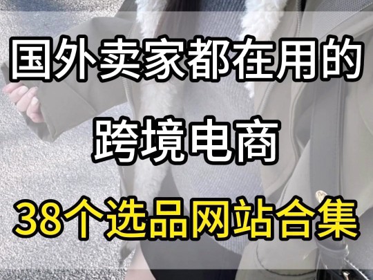 国外卖家都在用的38个选品网站合集!哔哩哔哩bilibili