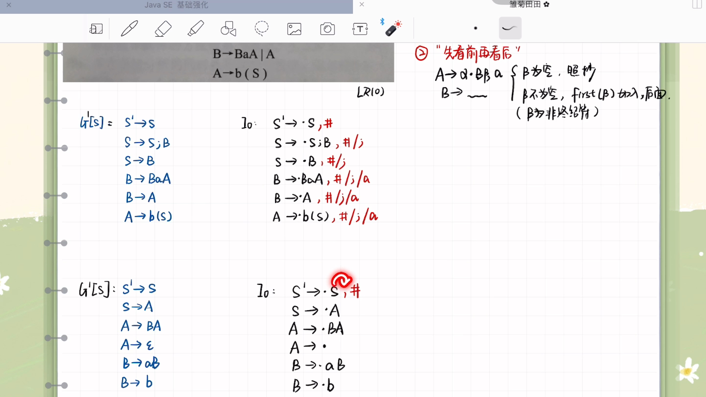 9编译原理构造LR(1)分析表(带向前搜索符的项目集规范族)哔哩哔哩bilibili