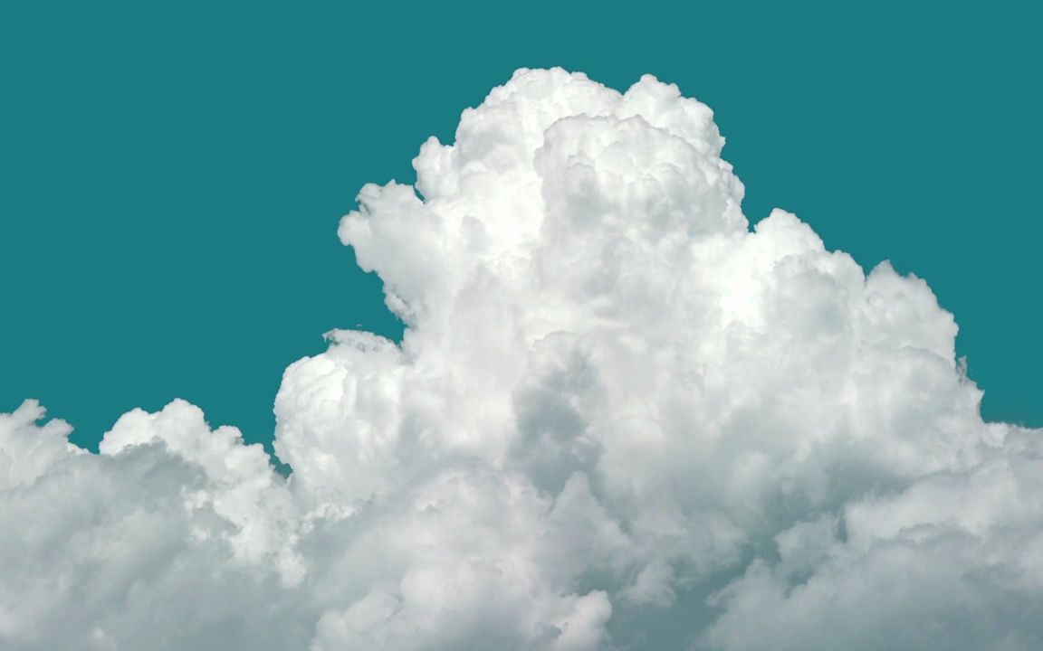 白云流云云朵云彩变化时间流逝晴空万里空镜头动态视频素材 动态壁纸