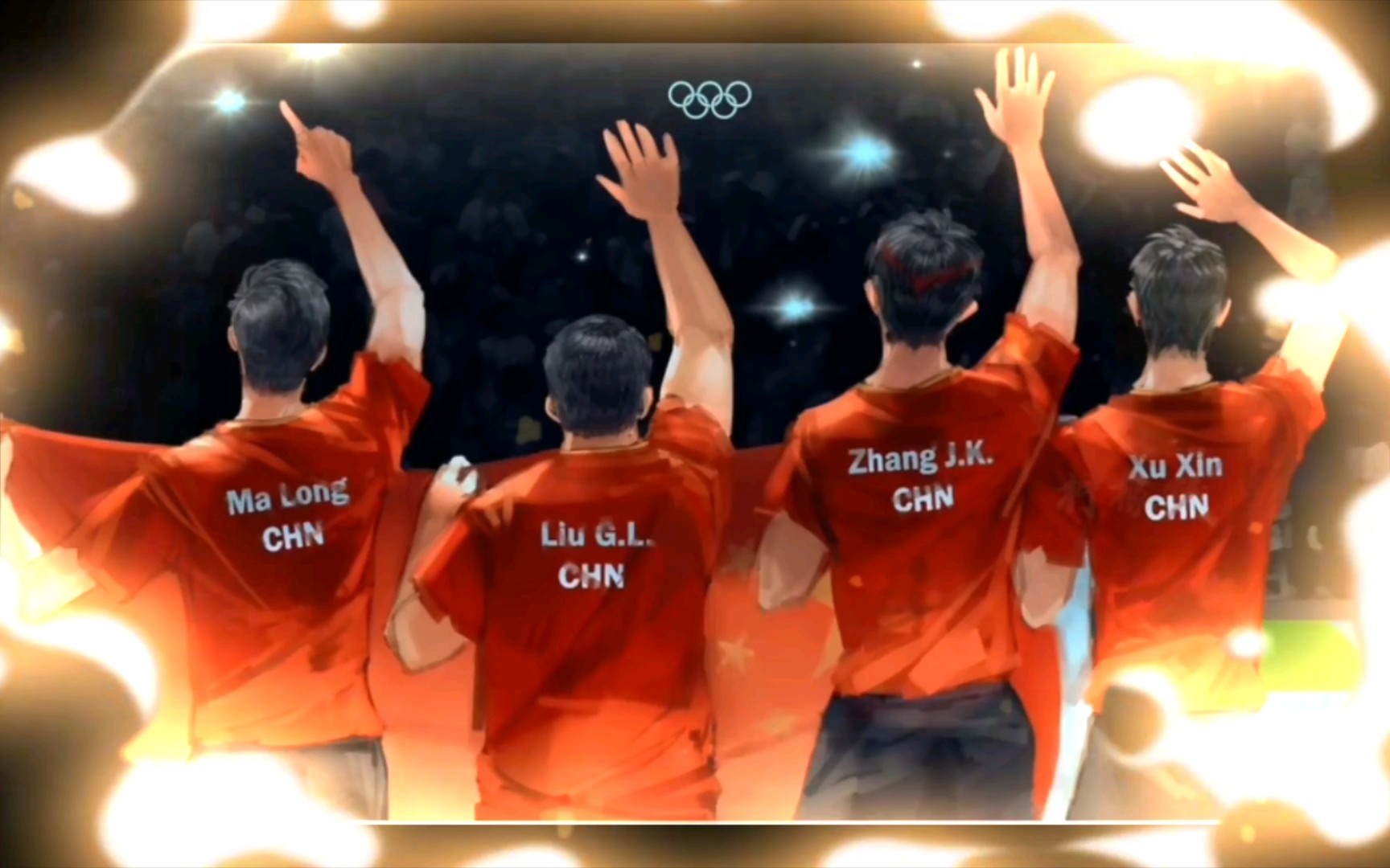 国乒三剑客|马龙 张继科 许昕〕"属于你们的传奇永远不会落幕"