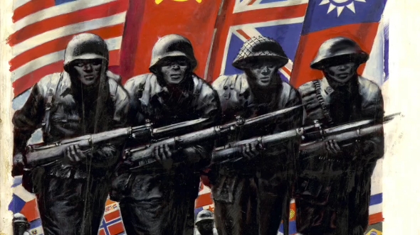 "团结我们就强大"——第二次世界大战的美国宣传海报