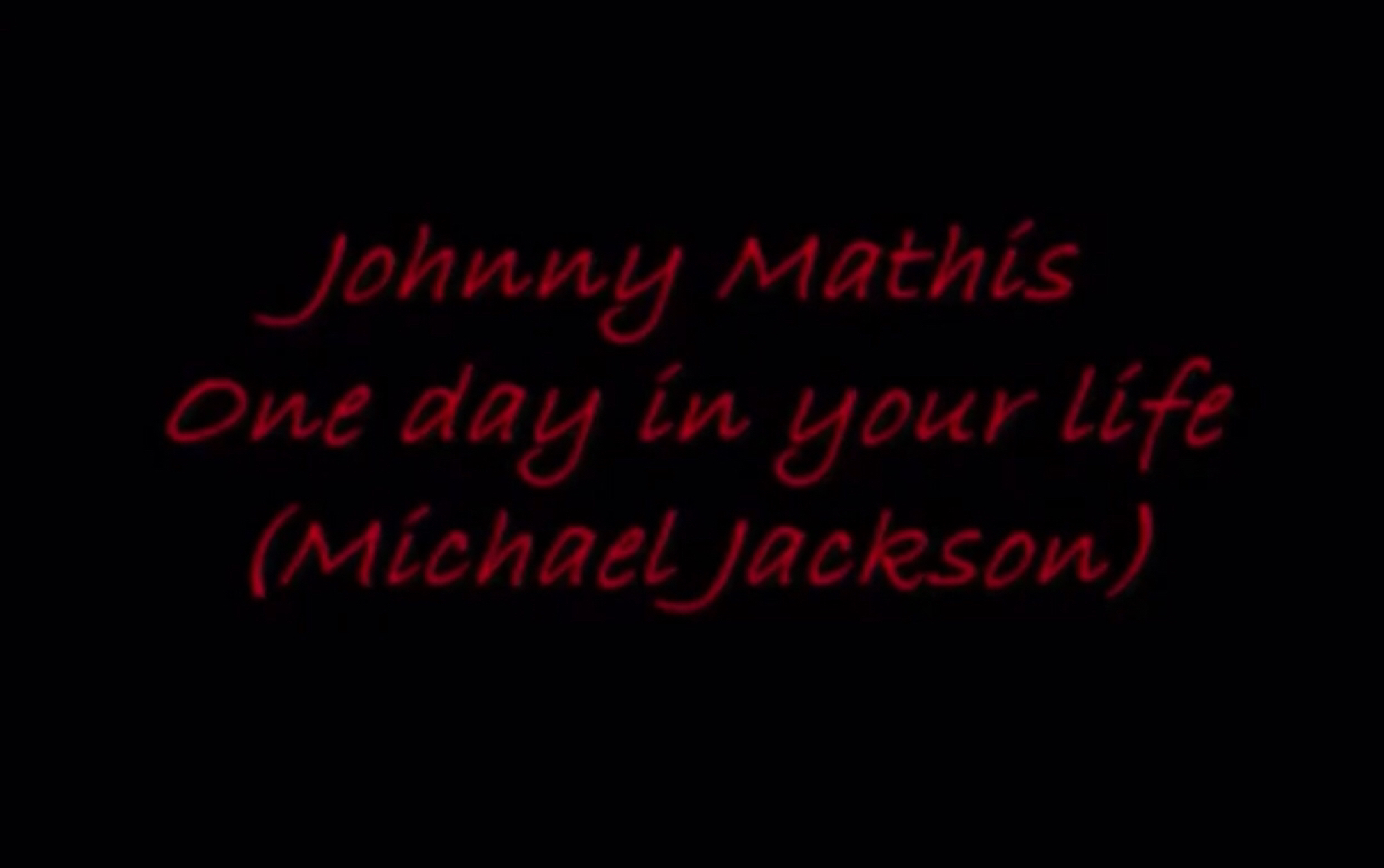 [图]【纯享】九号秘事第一季第4集音乐one day in your life ，Johnny Mathis版