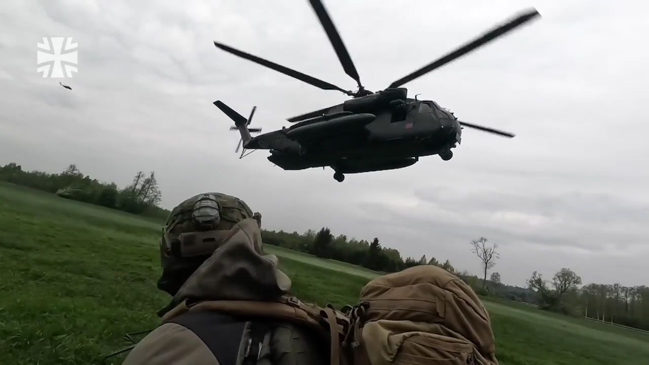 德国空军ch-53g重型直升机训练课程