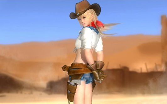 doa5西部牛仔女郎dlc服饰展示