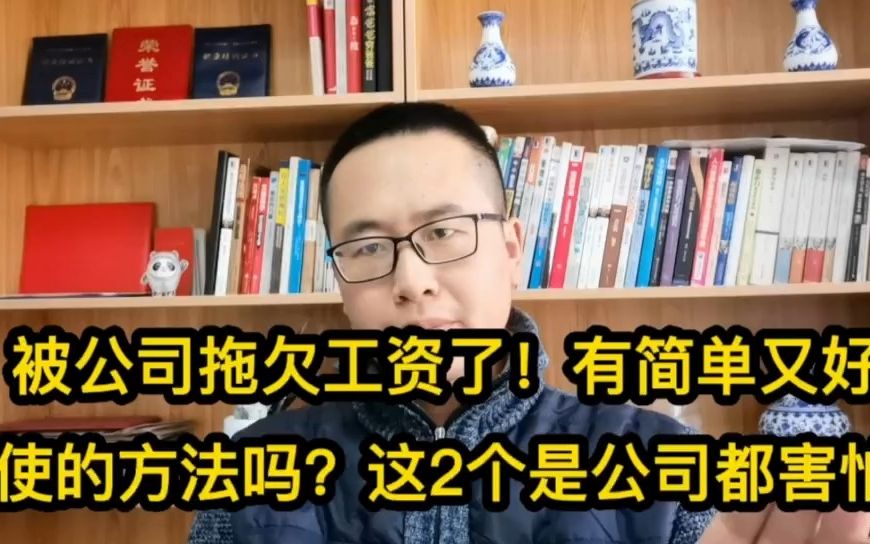 被公司拖欠工资了!有简单又好使的方法吗?这2个是公司都害怕.哔哩哔哩bilibili