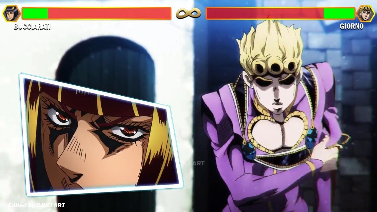 把jojo动画做成格斗游戏 | 乔鲁诺 vs 布加拉提