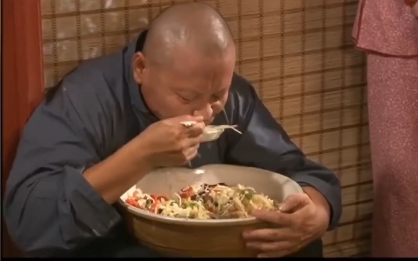 【白鹿原】陈宝国吃炸酱面,郑老屁吃饭,白鹿原征收军粮_哔哩哔哩_bili