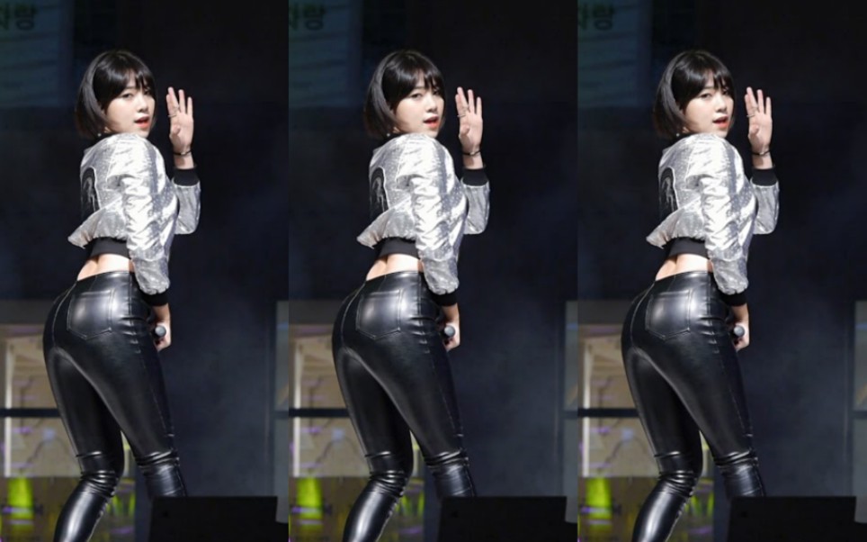 【tahiti】金善英 分外妖娆短发皮裤如此多娇