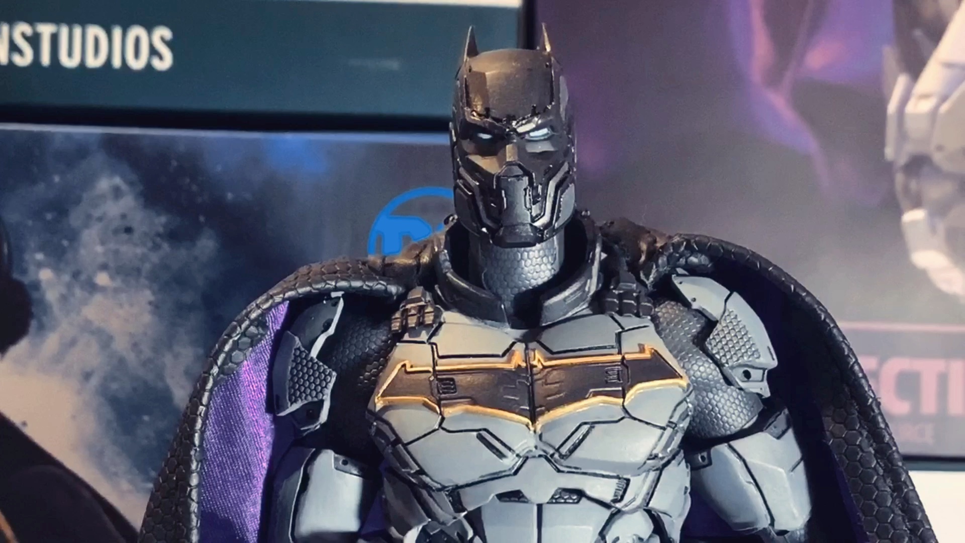 机械感十足,造型很酷,入手最近很火的dcc9寸蝙蝠侠_哔哩哔哩_bilibili