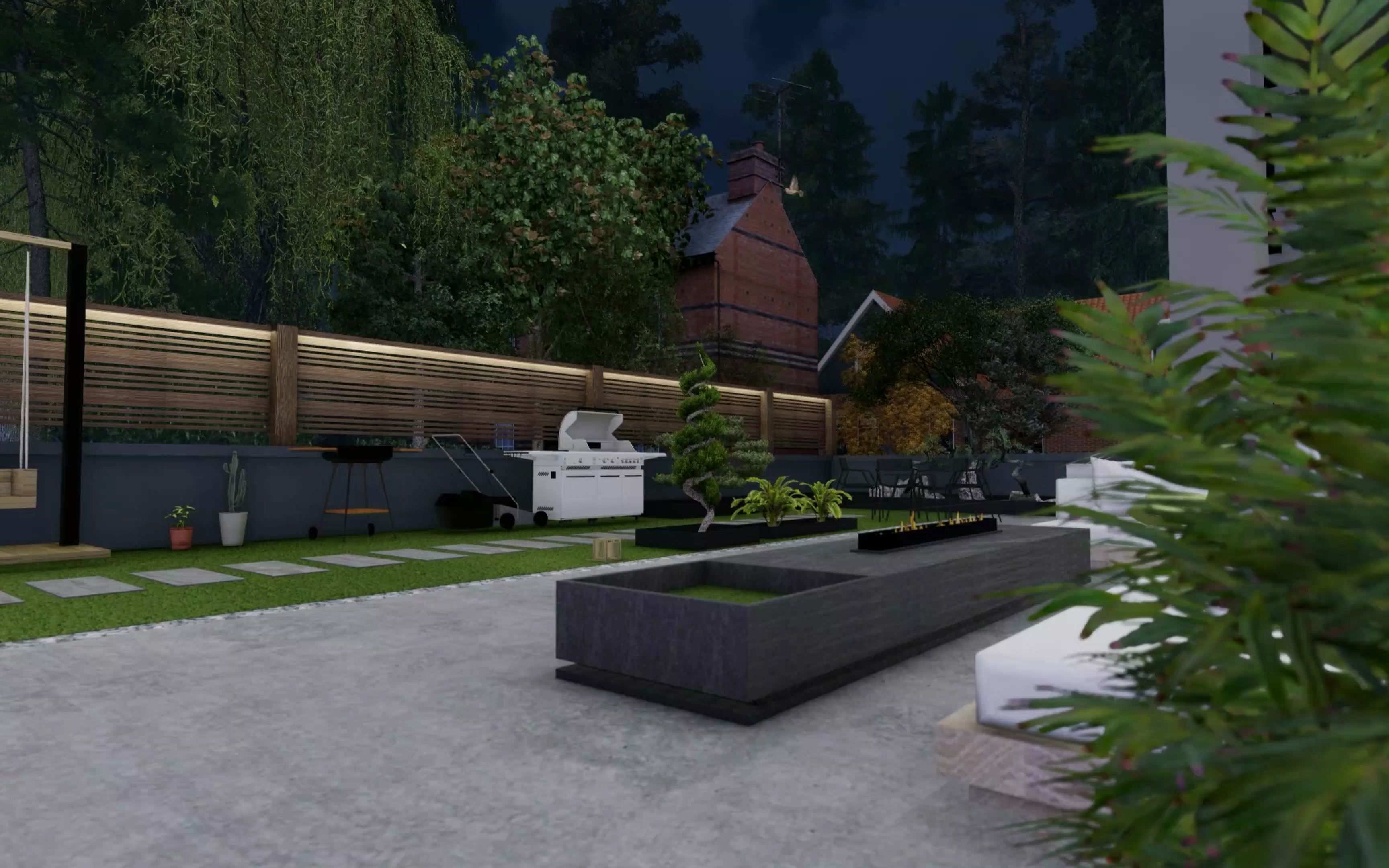 lumion11庭院渲染漫游动画