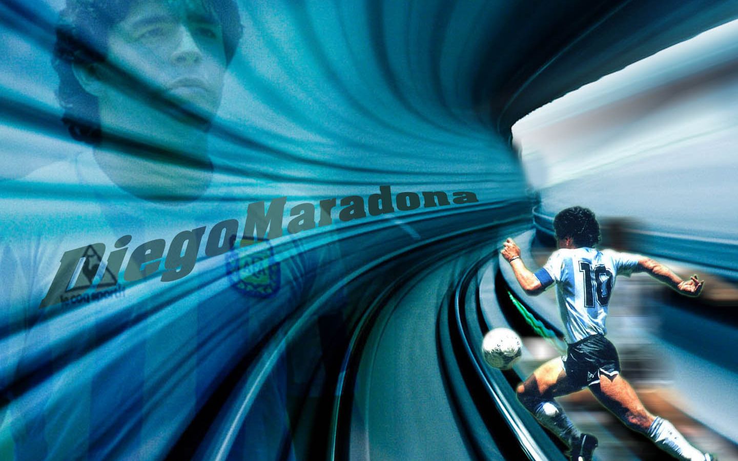 马拉多纳倒钩技术,足球最高技艺!