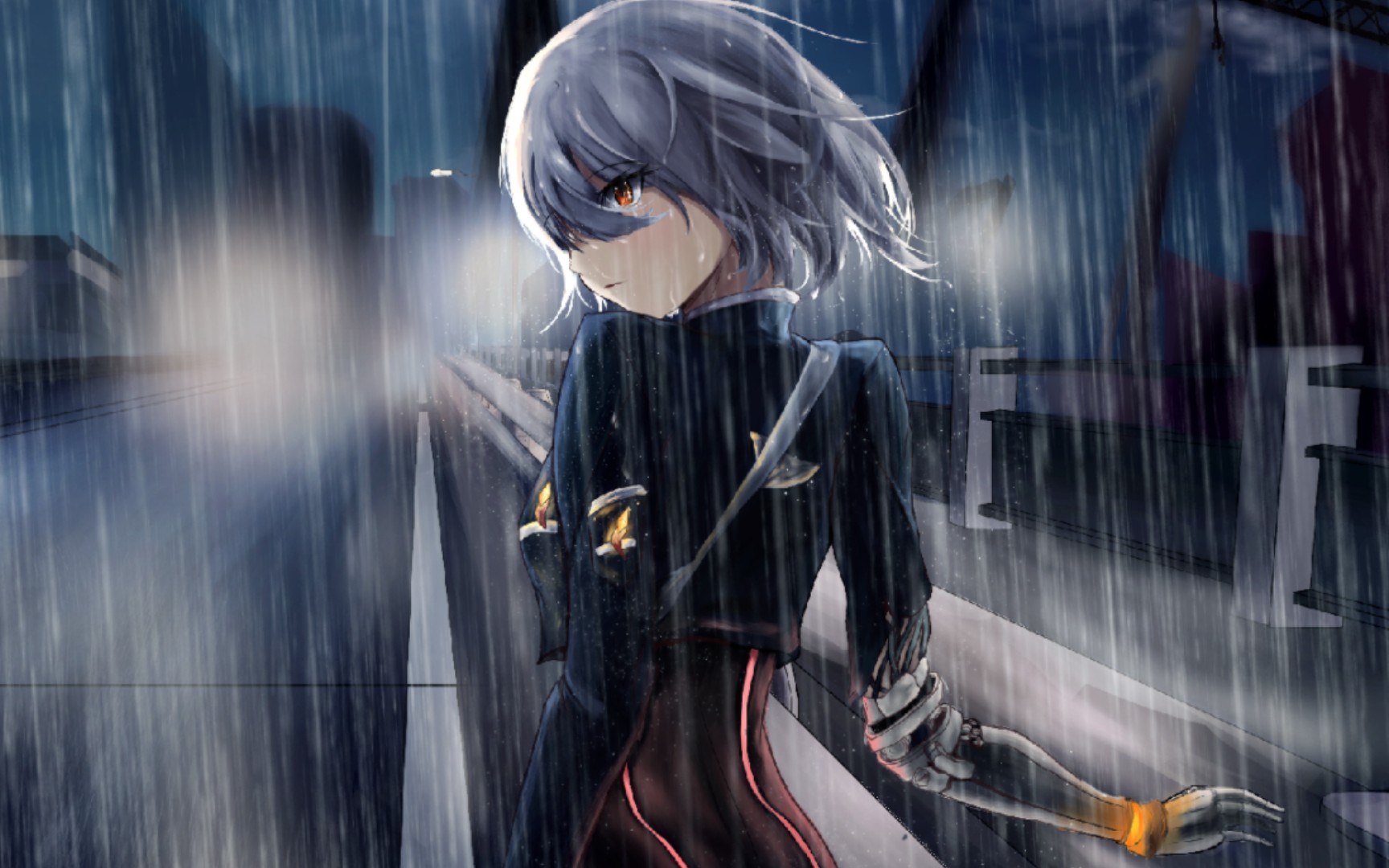 photoshop绘画 『雨夜の心』