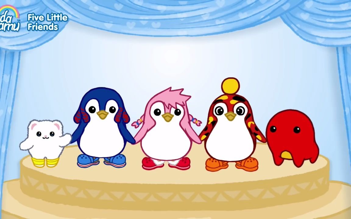 [图]【Bada Namu Songs】Five Little Friends Song.