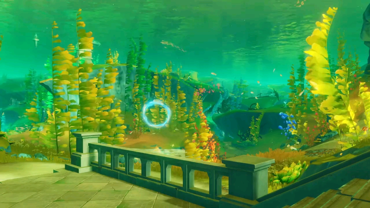 枫丹水下风景:原神全新美丽景点带来全新感受