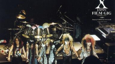 【エックス】X JAPAN BURN OUT TOUR '88 OCT.ツアー 1988年BURN OUT TOURライブ打ち上げhide生写真X JAPAN