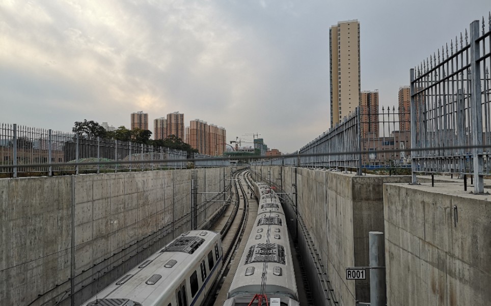 【兰州地铁】陈官营站列车换向拍摄