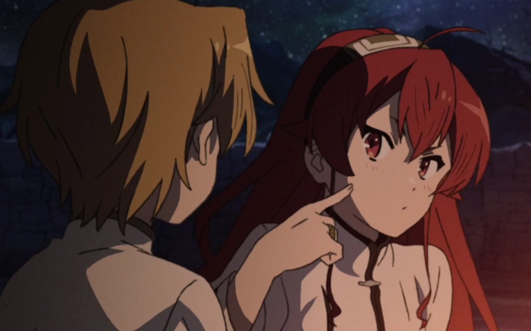 [无职转生艾莉丝]让你亲我不是捏我 这段我能看一百遍