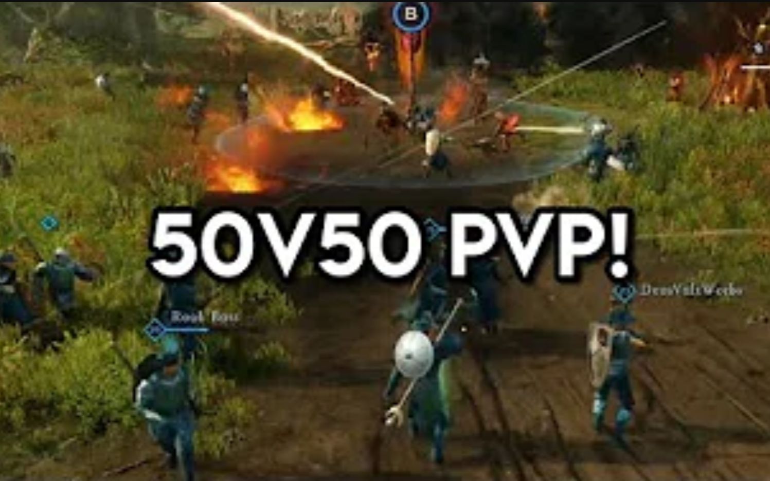 [图]【新世界】【NEW WORLD】50 VS 50 PVP大战！！！