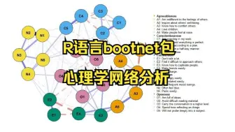 下载视频: R语言bootnet心理学网络分析