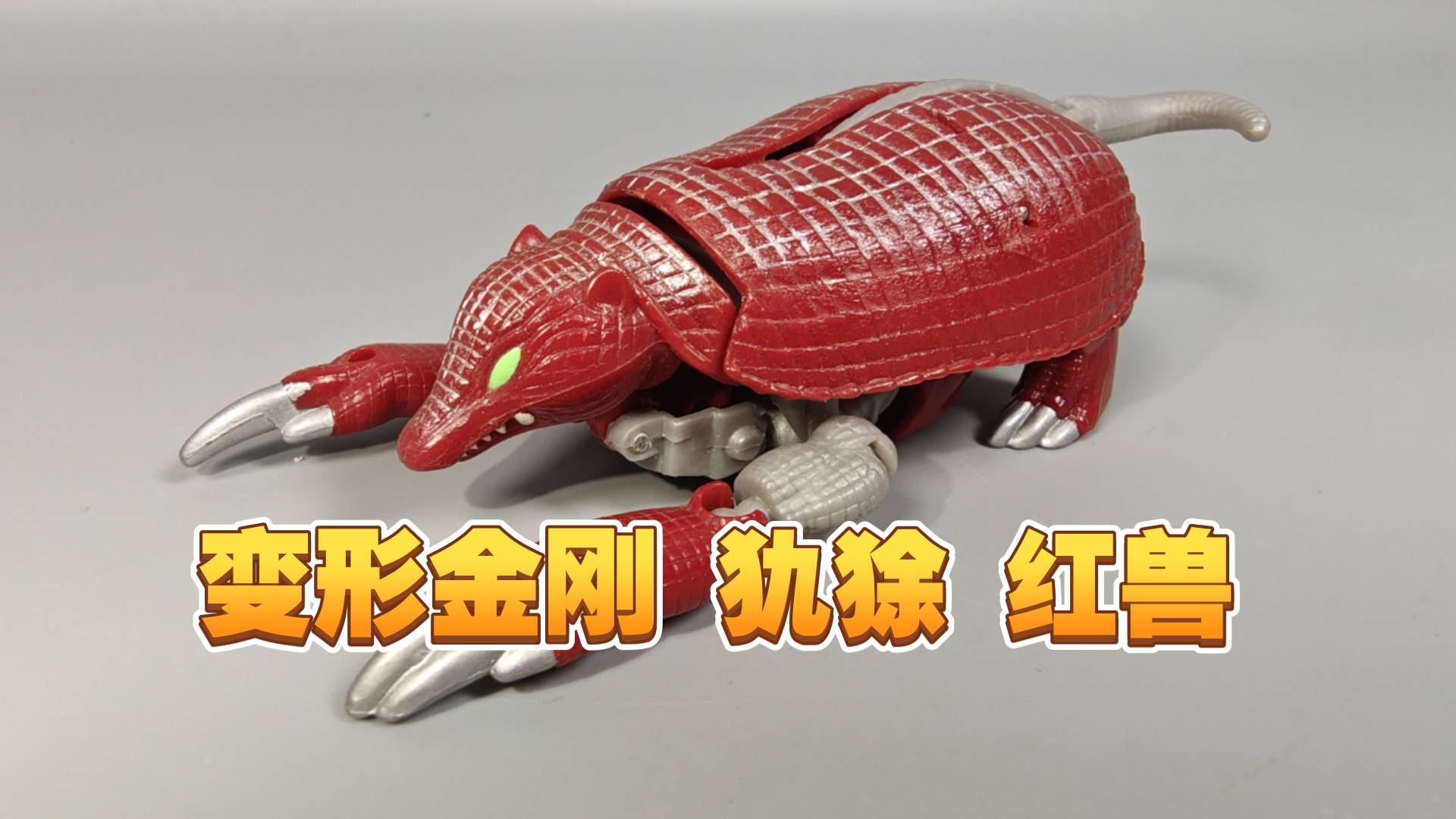 变形金刚 野兽之战新传 犰狳 红兽【使者讲模型】