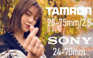 Video herunterladen: Tamron 28-75mm/2.8 单挑 SONY原厂24-70mm镜头？？【彩蜂亲测】腾龙 E卡口变焦神镜大比拼