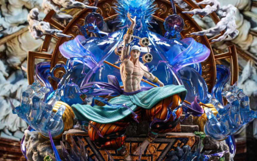 lb studio海贼王:雷神-艾尼路 h70cm巨型场景雕像 "雷神降临!