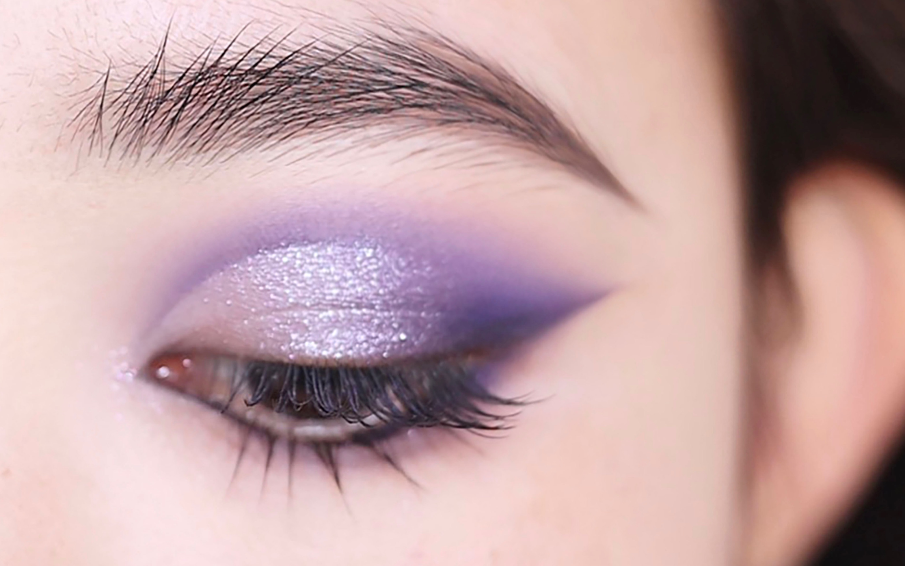 香芋紫截断式眼妆 | 暗黑恶女感御姐妆容90