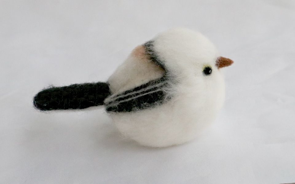 小丸子手工羊毛毡戳戳乐手工diy鸟肥啾