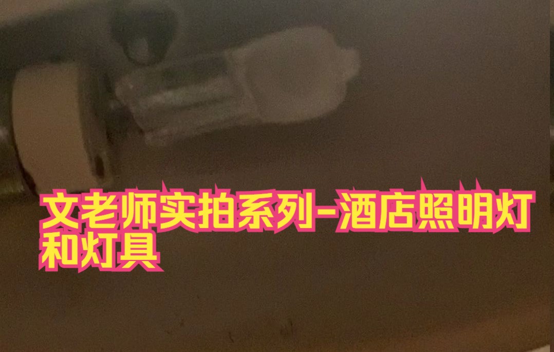 东莞厚街喜来登酒店8台灯低压卤素灯总线12VOSRAM配电源220V转12V哔哩哔哩bilibili