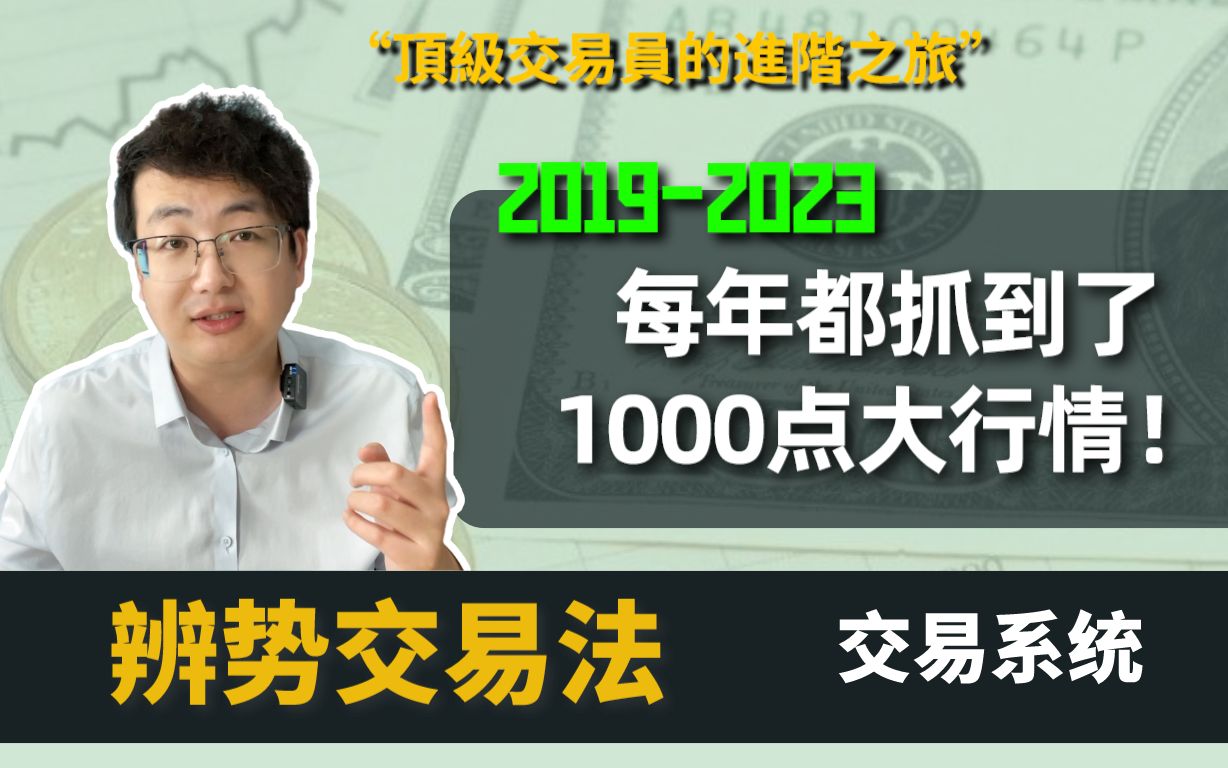 [图]交易系统-进场即顶底｜每年都能抓到一千点以上的大行情！怎么抓的？快来学习一下！｜《辨势交易法》外汇交易系统