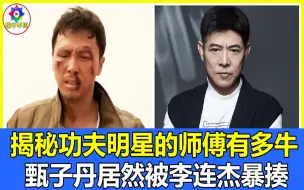 下载视频: 甄子丹以下犯上活该被打脸，李连杰一脚让他缝了两针，揭秘功夫明星的师傅们不为人知的秘事！【娱中不同】#港星 #港娱 #李连杰 #甄子丹 #于佔元