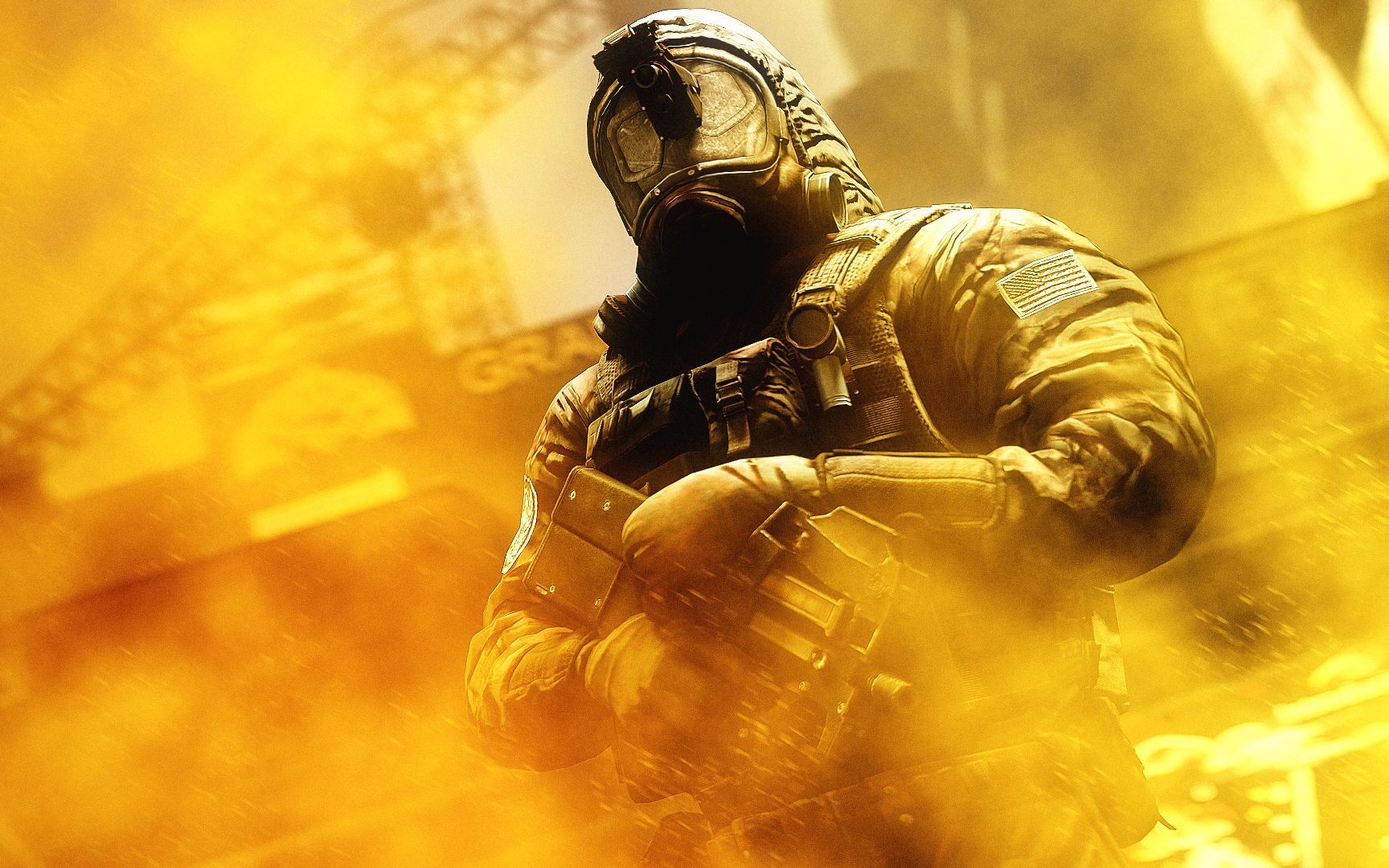 老y彩虹六号当大学城充满了毒气时