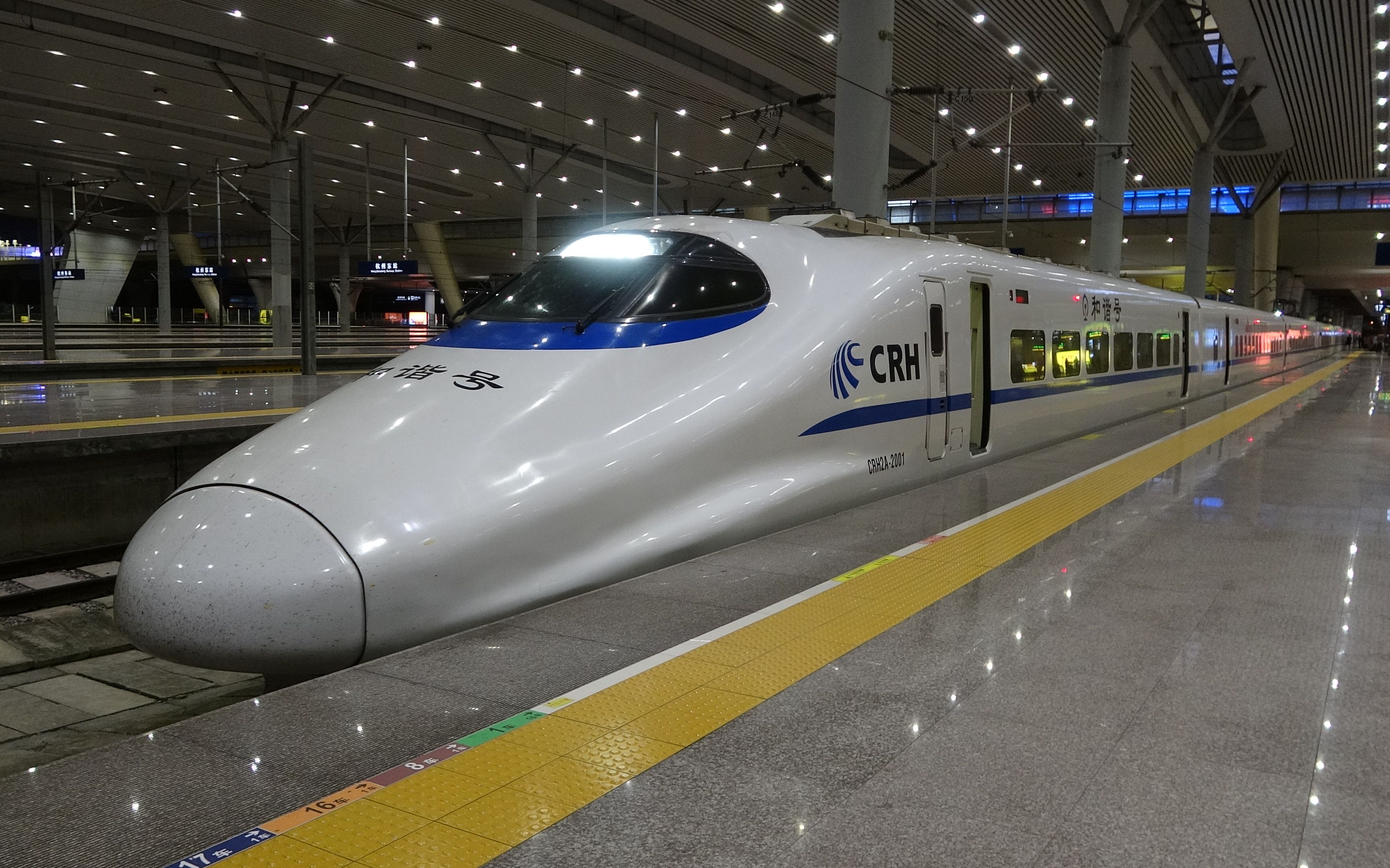 crh2a2001乘車體驗d2288次杭州南杭州東區間