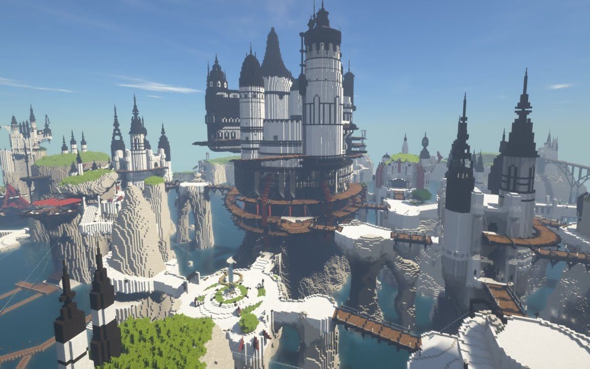 【minecraft × ffxiv】利姆萨罗敏萨_最终幻想14