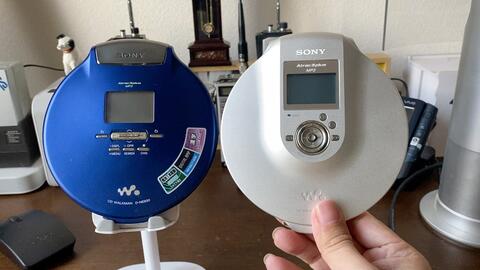 索尼便携式CD walkman 颜值担当SONY D-NE900 D-NE920分享_哔哩哔哩_