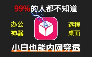 Download Video: 98.9%的人都不知道的内网穿透神器！无需公网IP，简单三步就能远程办公！