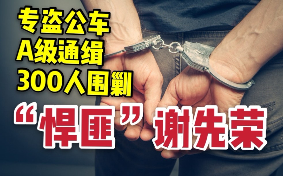 他专盗公车,被300人围剿,下场很惨“悍匪”谢先荣哔哩哔哩bilibili