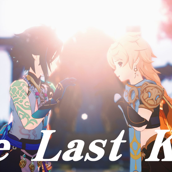 【原神/魈空MMD】ONE LAST KISS_哔哩哔哩_bilibili