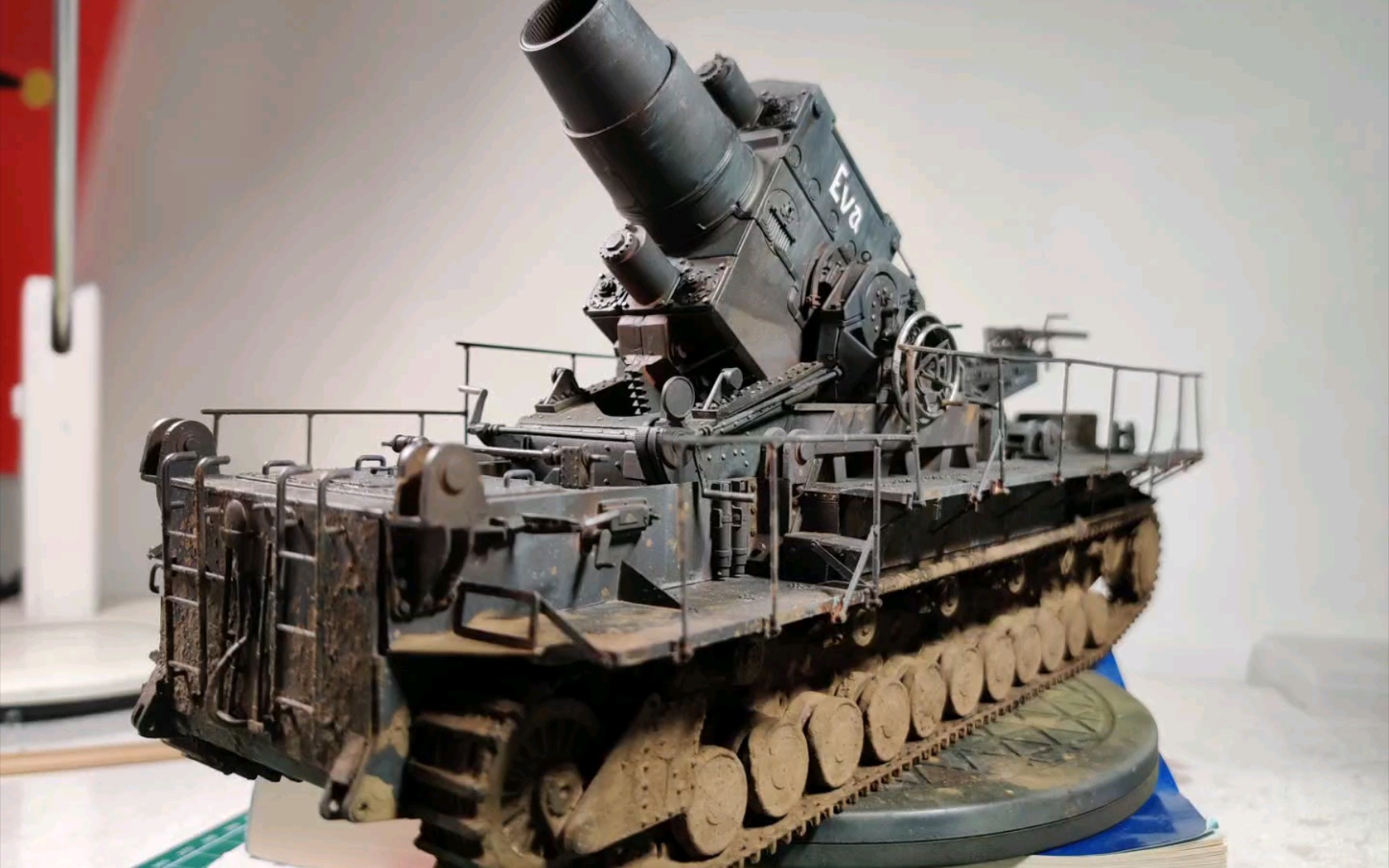 1/35小号手卡尔臼炮_哔哩哔哩_bilibili