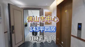 Download Video: 佛山市中心143平电梯能直接到家的户型还是比较少