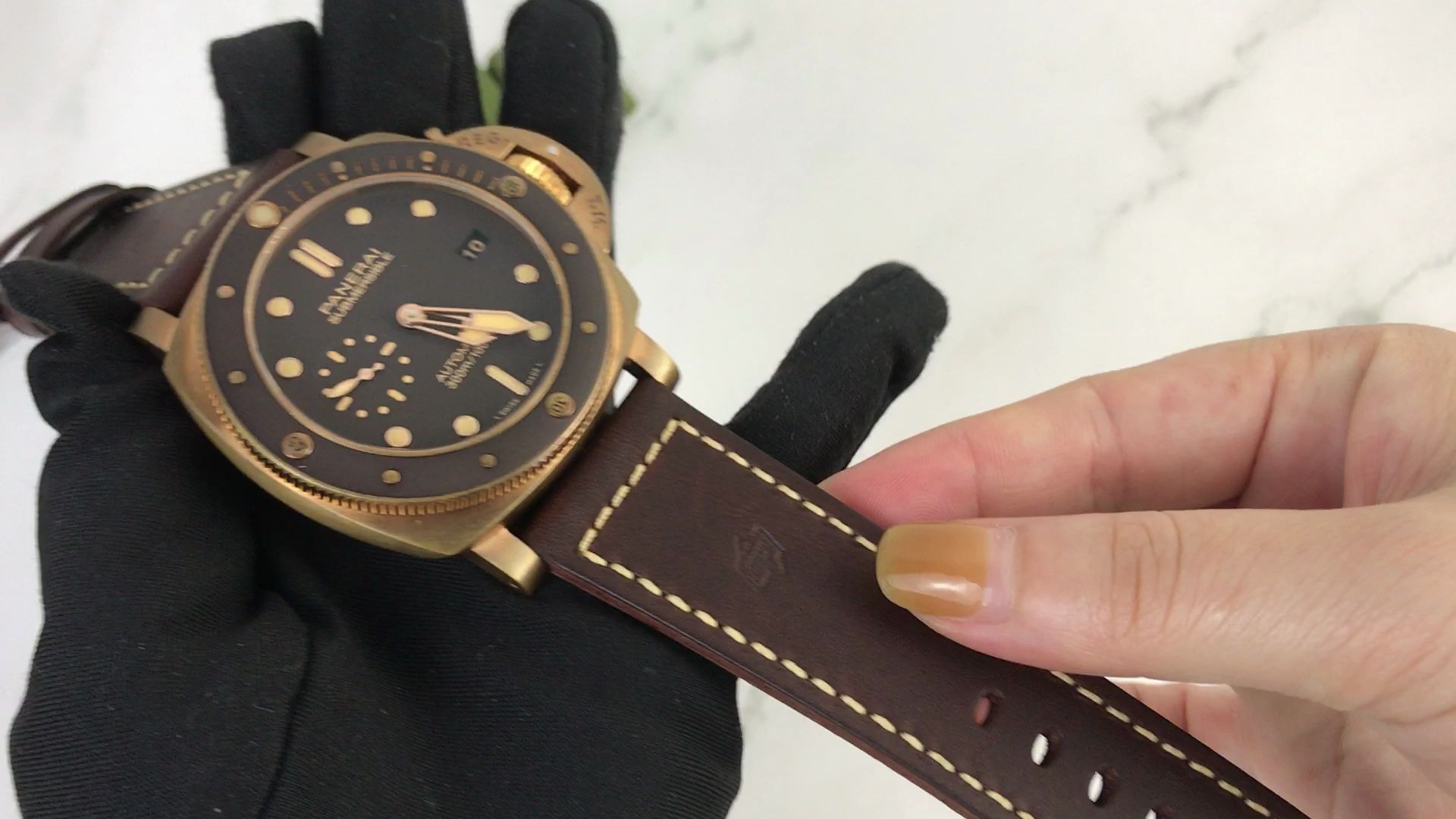 沛纳海968青铜腕表,佩戴起来魅力四射