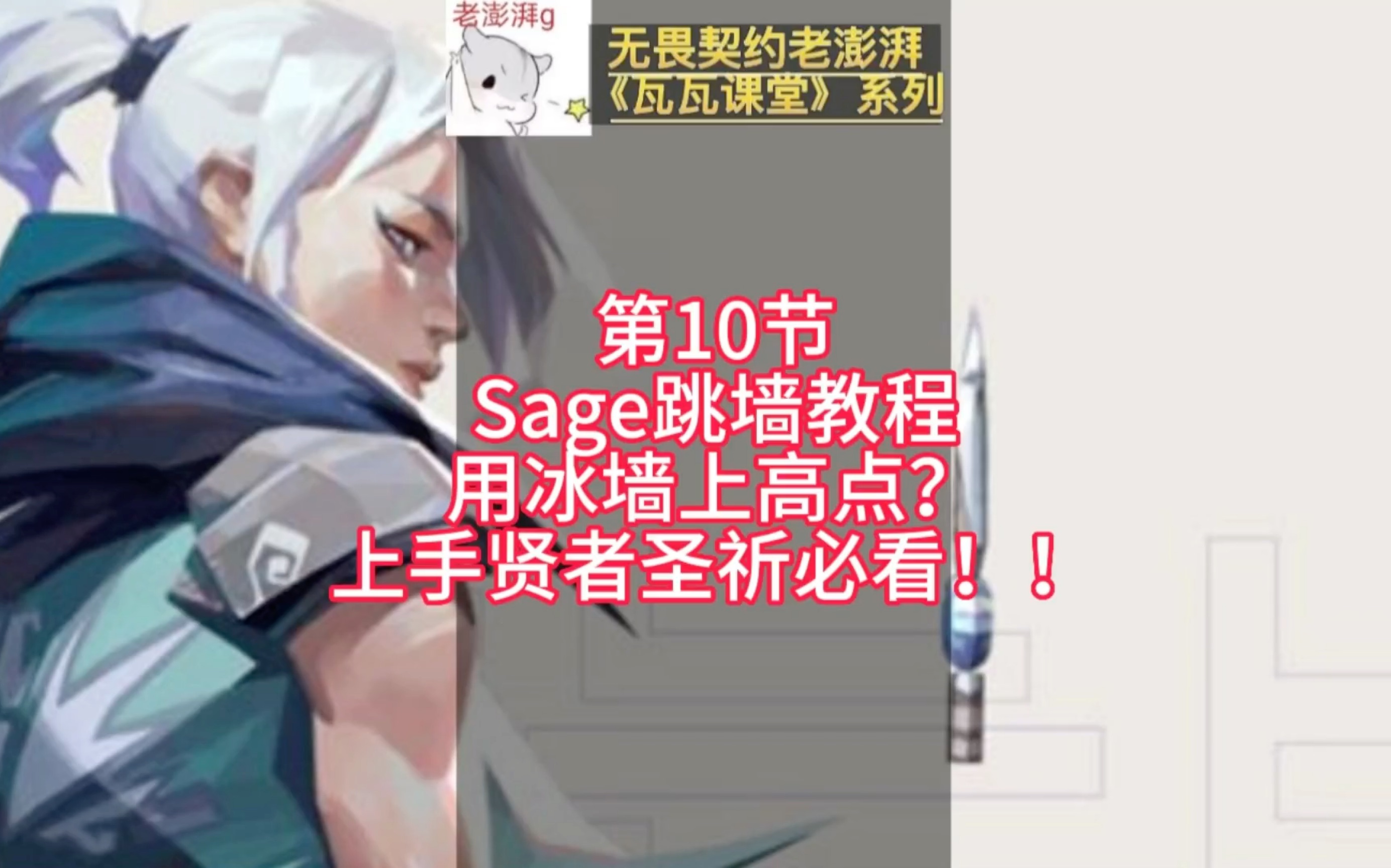 Sage圣祈跳墙教学新手奶妈必学网络游戏热门视频