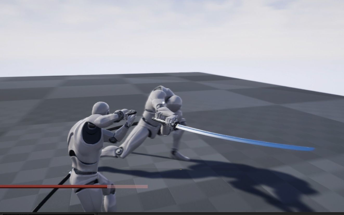 ue5动作游戏boss对战练习(添加了ai格挡和ai韧性机制)