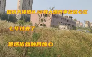 Download Video: 探访天津港8.12特大火灾爆炸事故核心区,那场灾难已经过去了7年，现在这里是什么样子了？现场依旧触目惊心